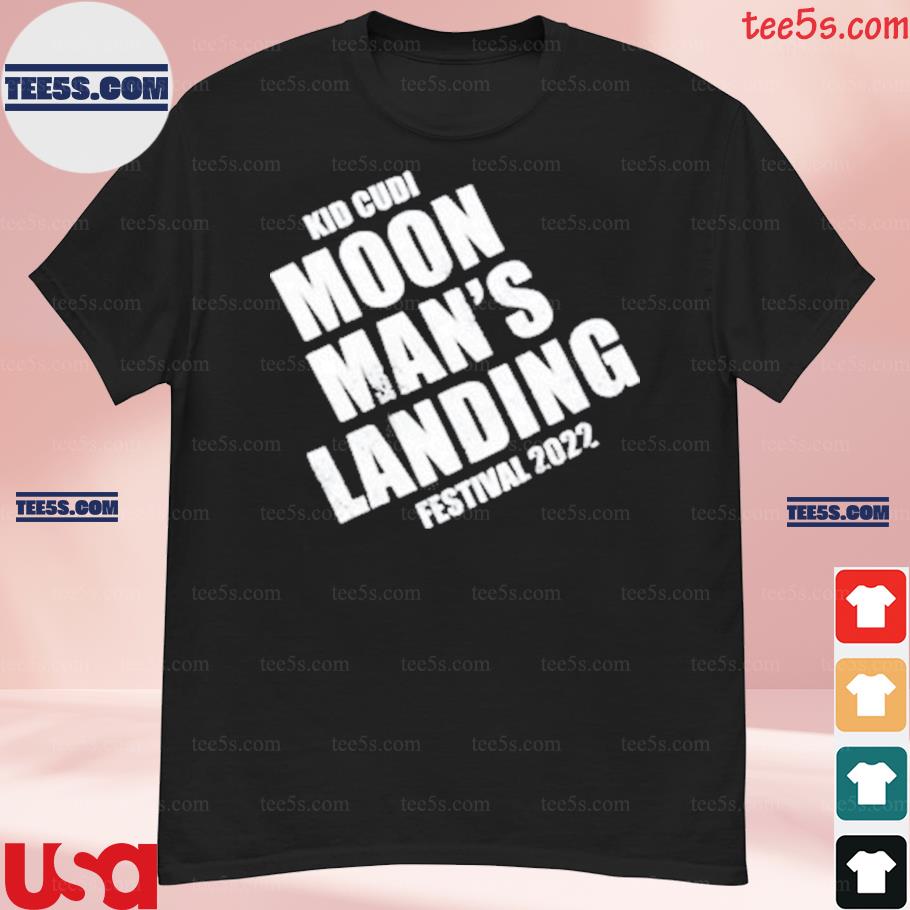 Kid cudi moon man's landing festival 2022 shirt