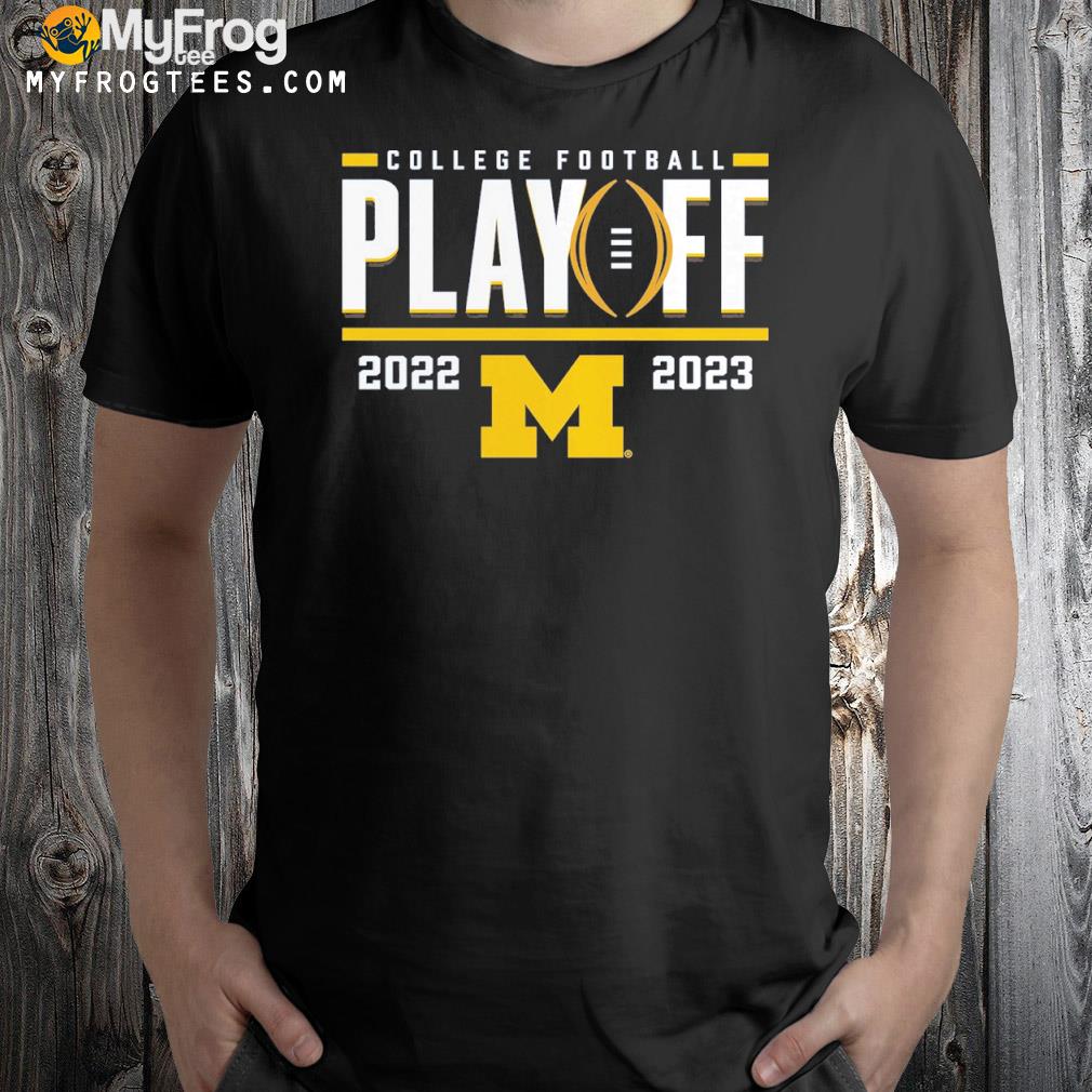 Michigan Wolverines Fanatics Branded 2022 College Football Playoff First Down Entry T-Shirt