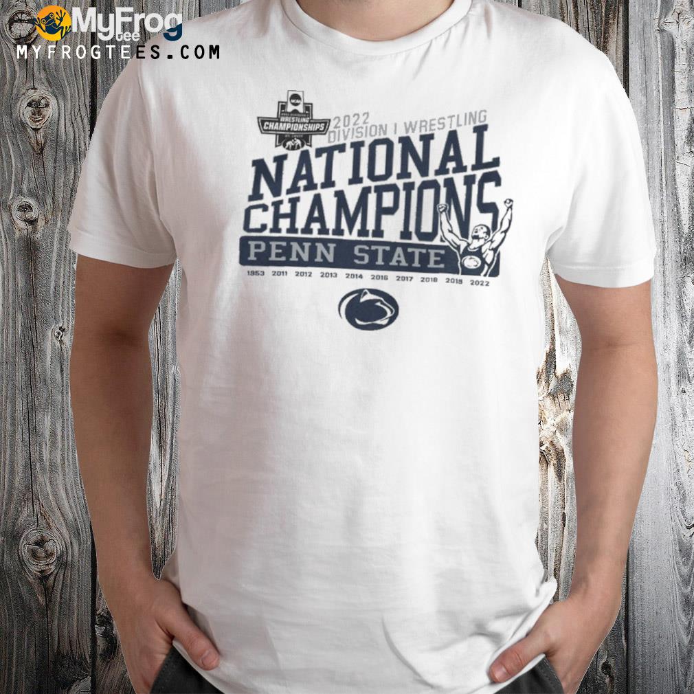 NCAA Wrestling Championship 10 Years Shirt, 2022 Division I Wrestling National Champions T-Shirt