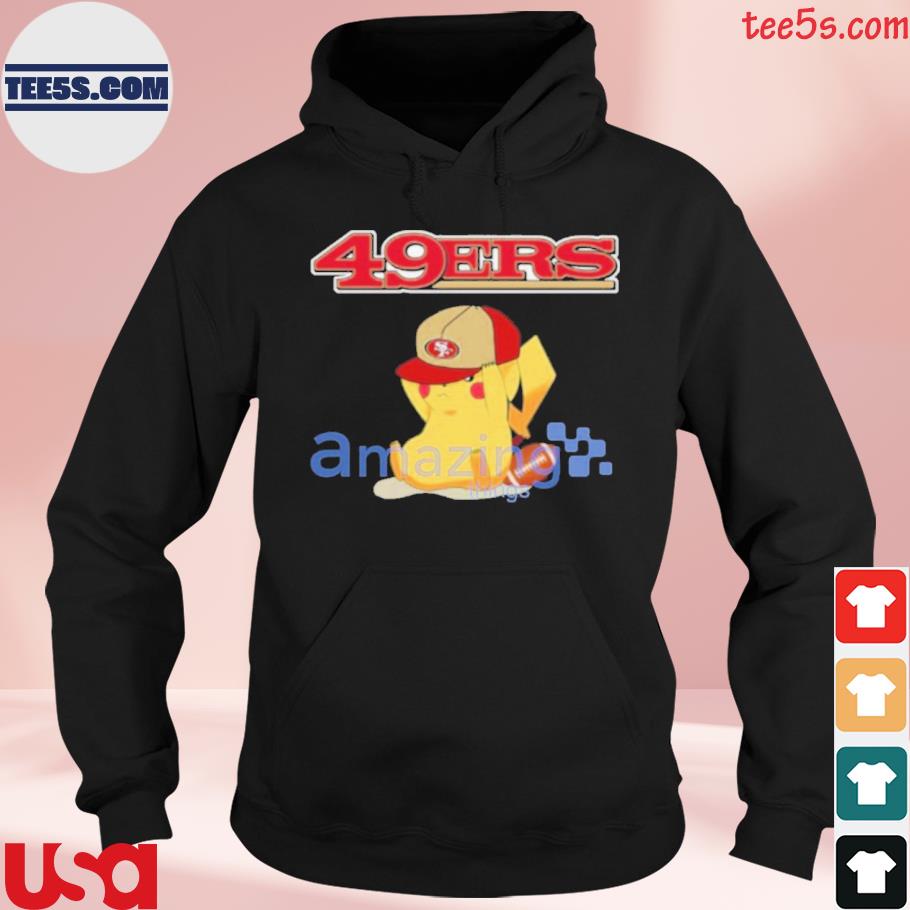 NFL Pikachu Football San Francisco 49ers T Shirt hoodies