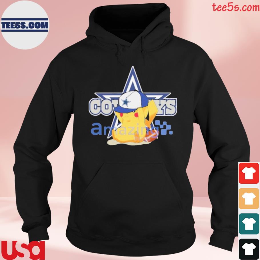 NFL Pikachu Football Sports Dallas Cowboys T Shirt hoodies