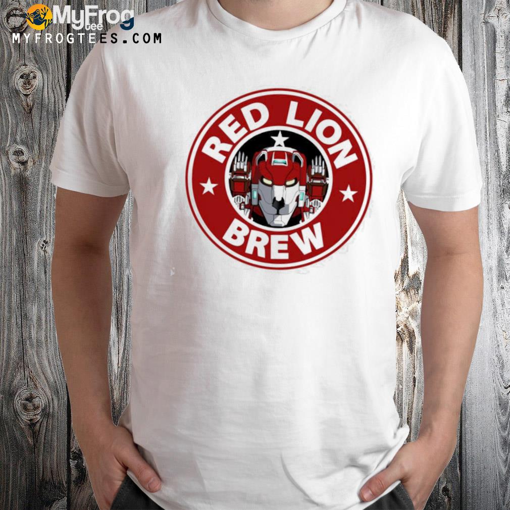 Red lion brew voltron shirt