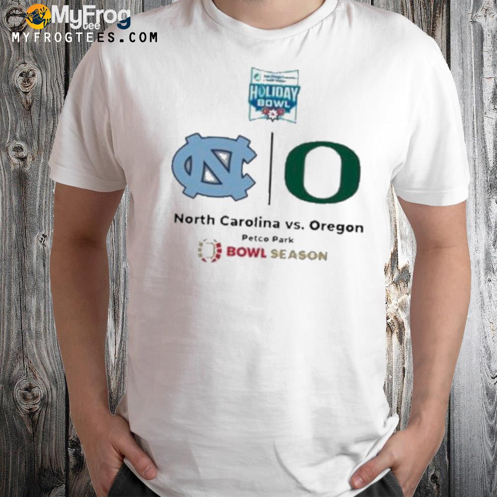 San Diego county credit union holiday bowl north Carolina vs Oregon petco park t-shirt
