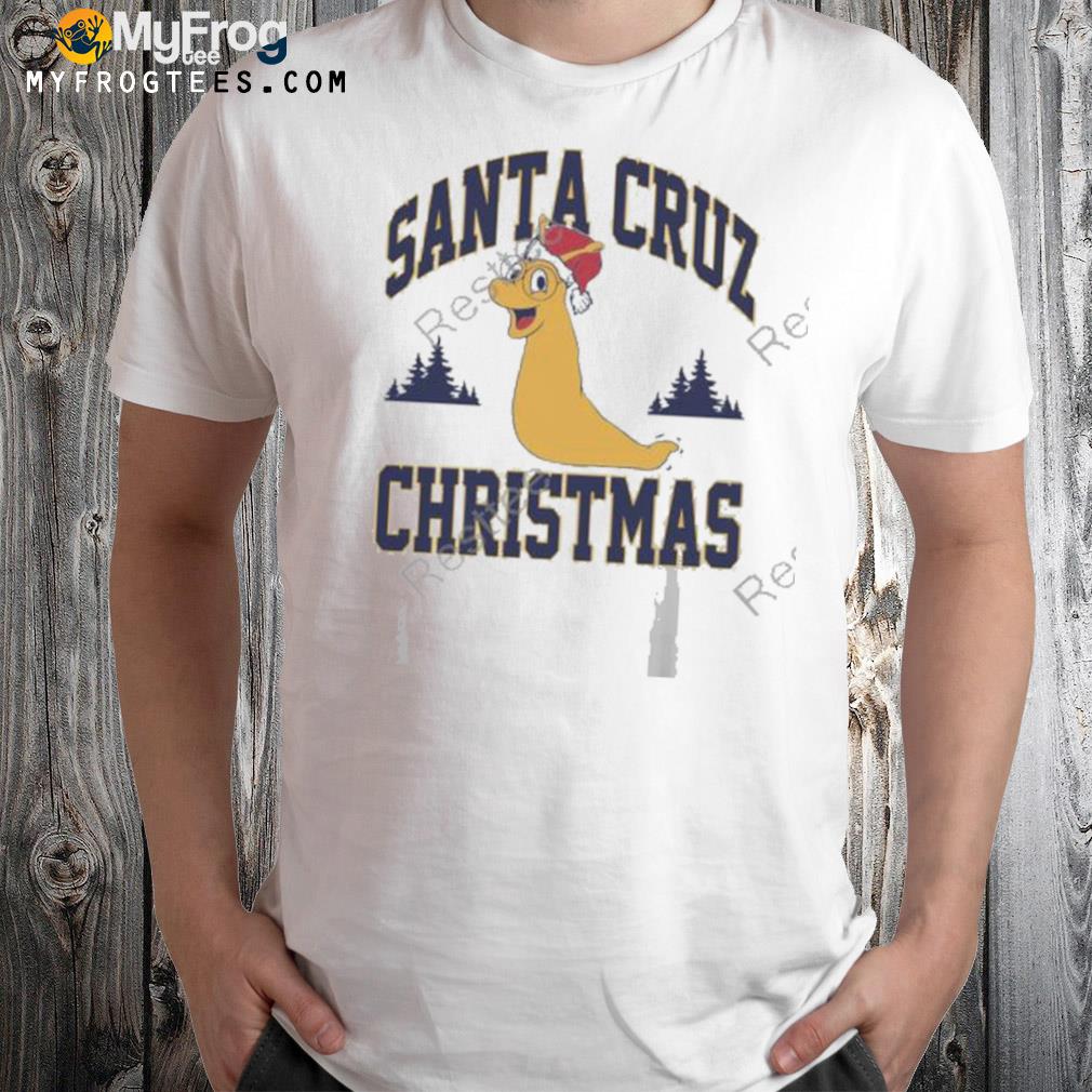 Santa cruz Christmas t-shirt