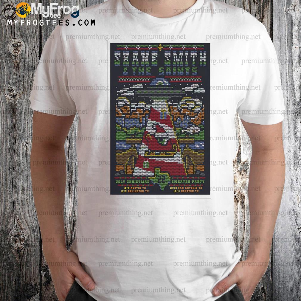 Shane Smith and the saints dec 9 2022 arlington tx poster ugly sweater shirt