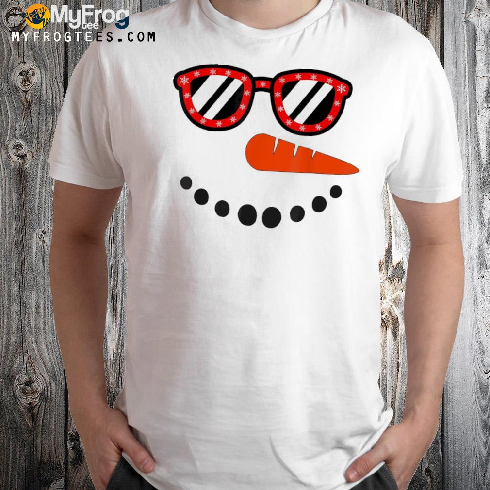 Snowman Christmas Shirts For Men Women Snowman Girls Boys T-Shirt