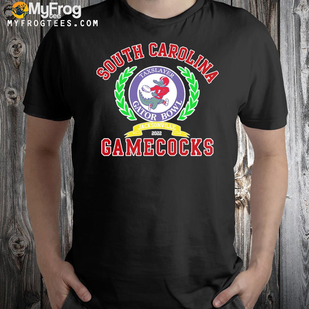South carolina taxslayer gator bowl jacksonville 2022 gamecocks shirt