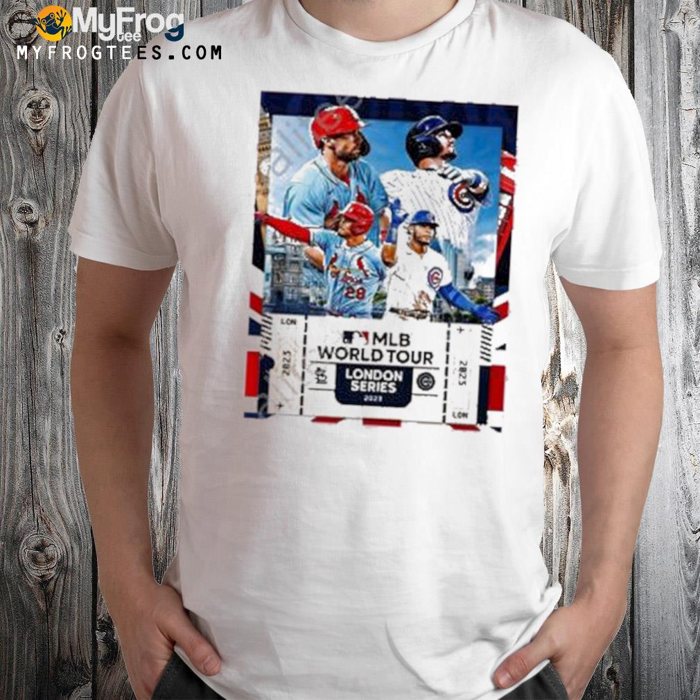 St Louis Cardinals vs Chicago Cubs mlb world tour london series 2023 t-shirt