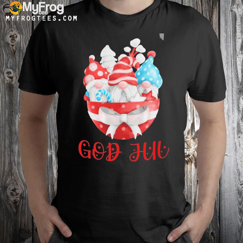 Swedish mery Christmas god ful t-shirt