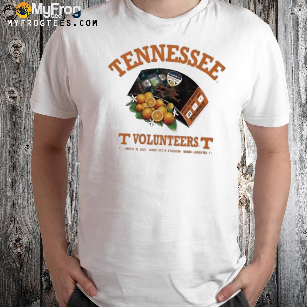 Tennessee volunteers hard rock stadium 2022 shirt