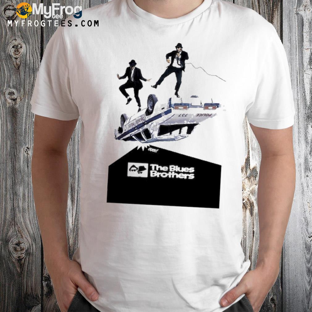 The blues brothers police car t-shirt