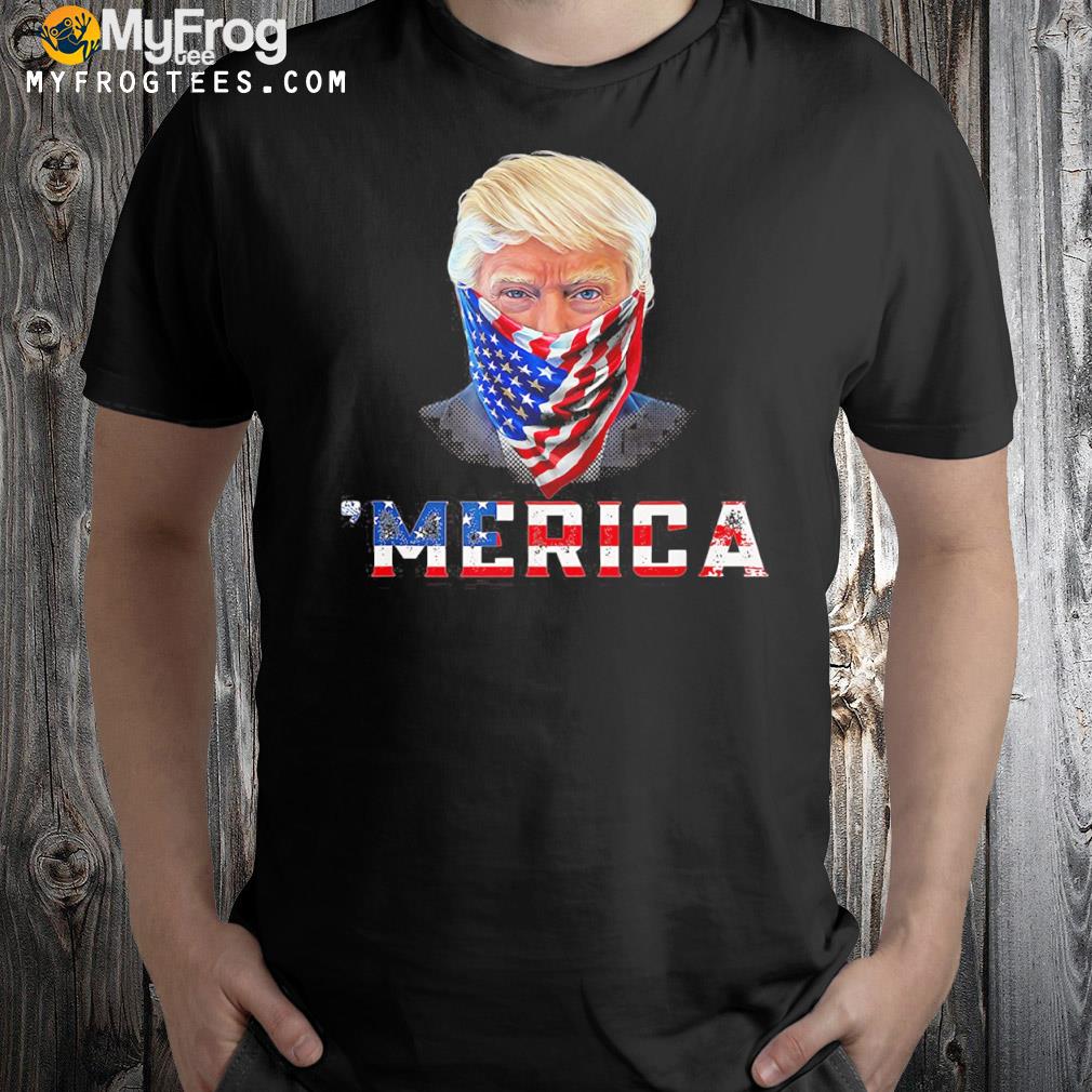 Trump 4th of July Merica Funny USA Flag Vintage Shirt