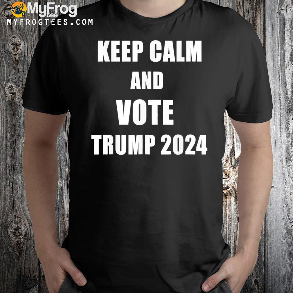 Vote Donald Trump 2024 For President With Flag Shirt