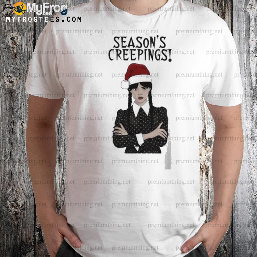 Wednesday Addams season's creepings Christmas 2022 shirt