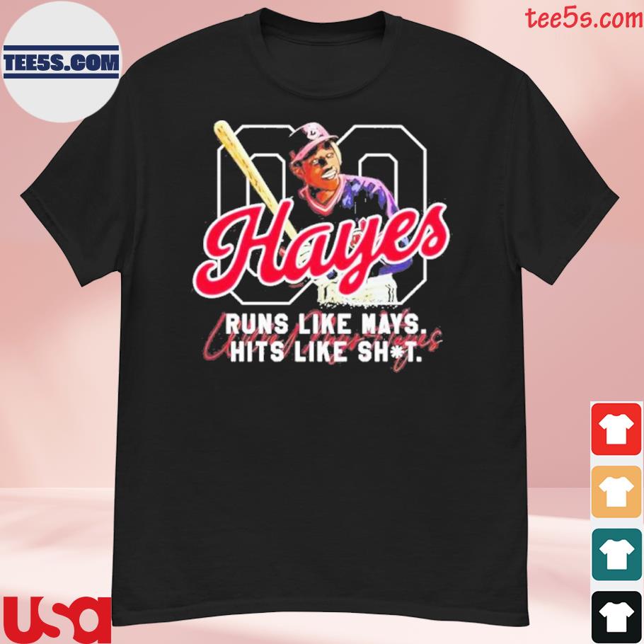 Willie Mays Hayes runs like mays hits like shit shirt