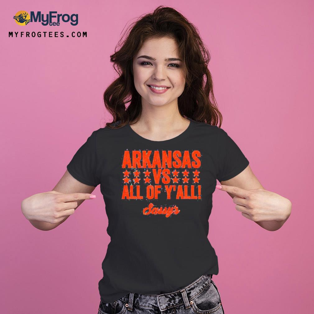 Arkansas Vs All Y’all Shirt Ladies Tee