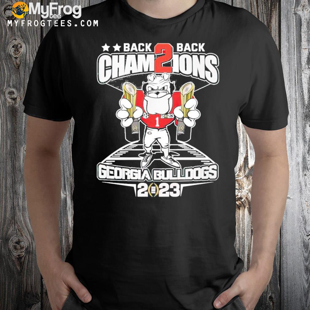 Back 2 back champion Georgia Bulldogs 2023 shirt