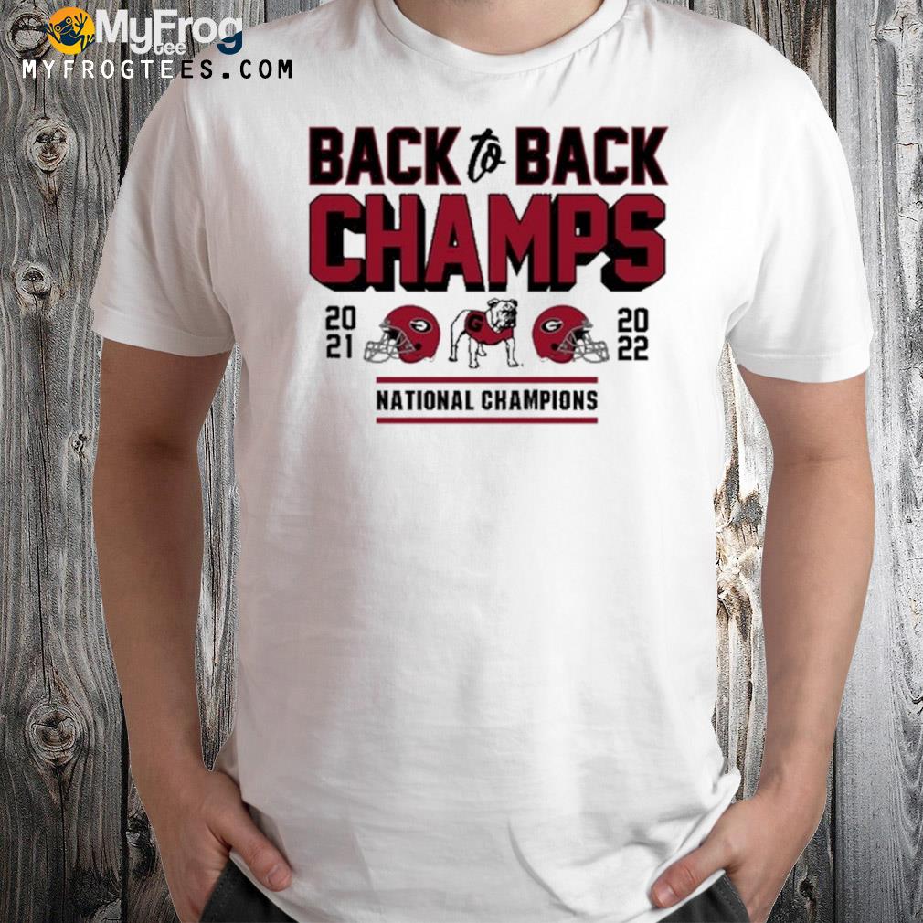 Georgia College Football Playoff Back-To-Back National Championship shirt
