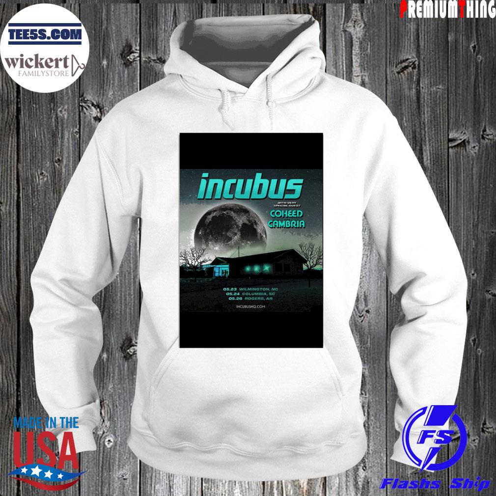 Incubus 2023 with Coheed and Cambria may 23 24 and 26th poster s Hoodie