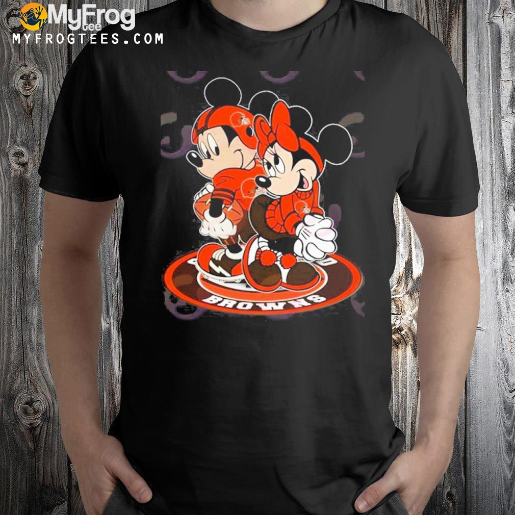 NFL Cleveland Browns Mickey & Minnie T-Shirt