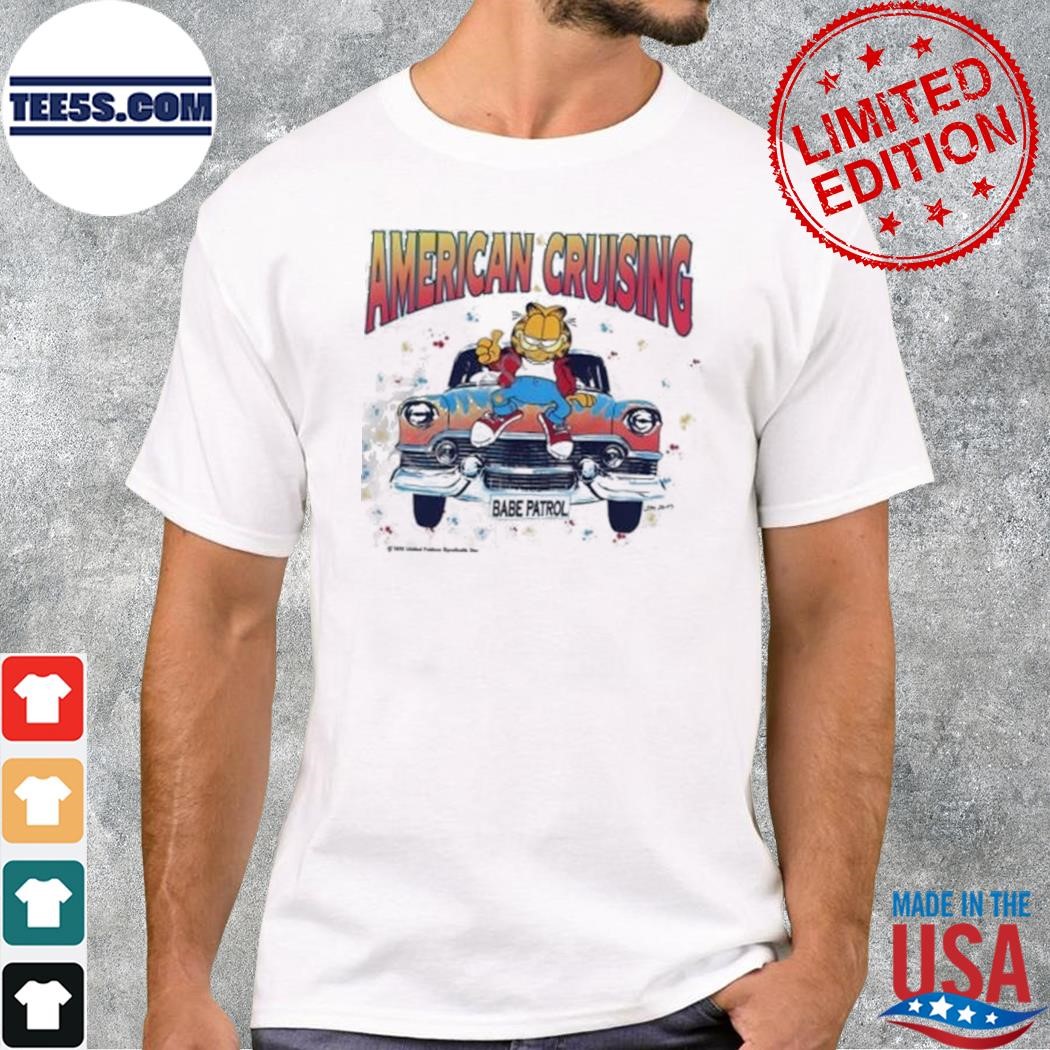 Aethel garfield American cruising car shirt
