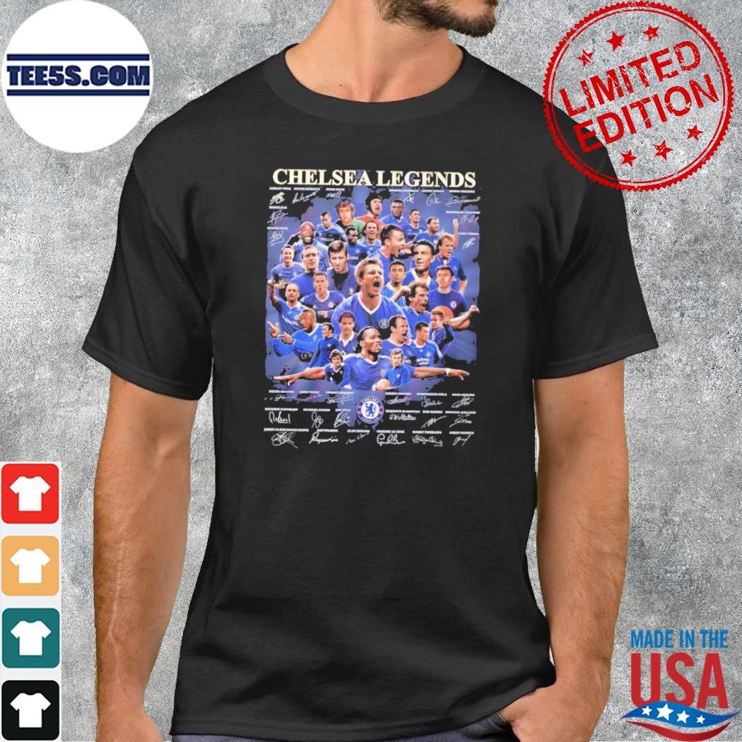 Chelsea Legends Teams Signature T-Shirt
