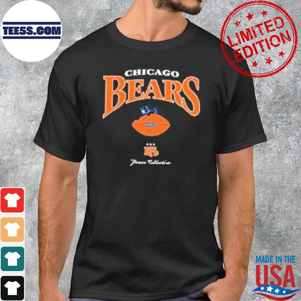 Chicago bears vintage embroidered shirt
