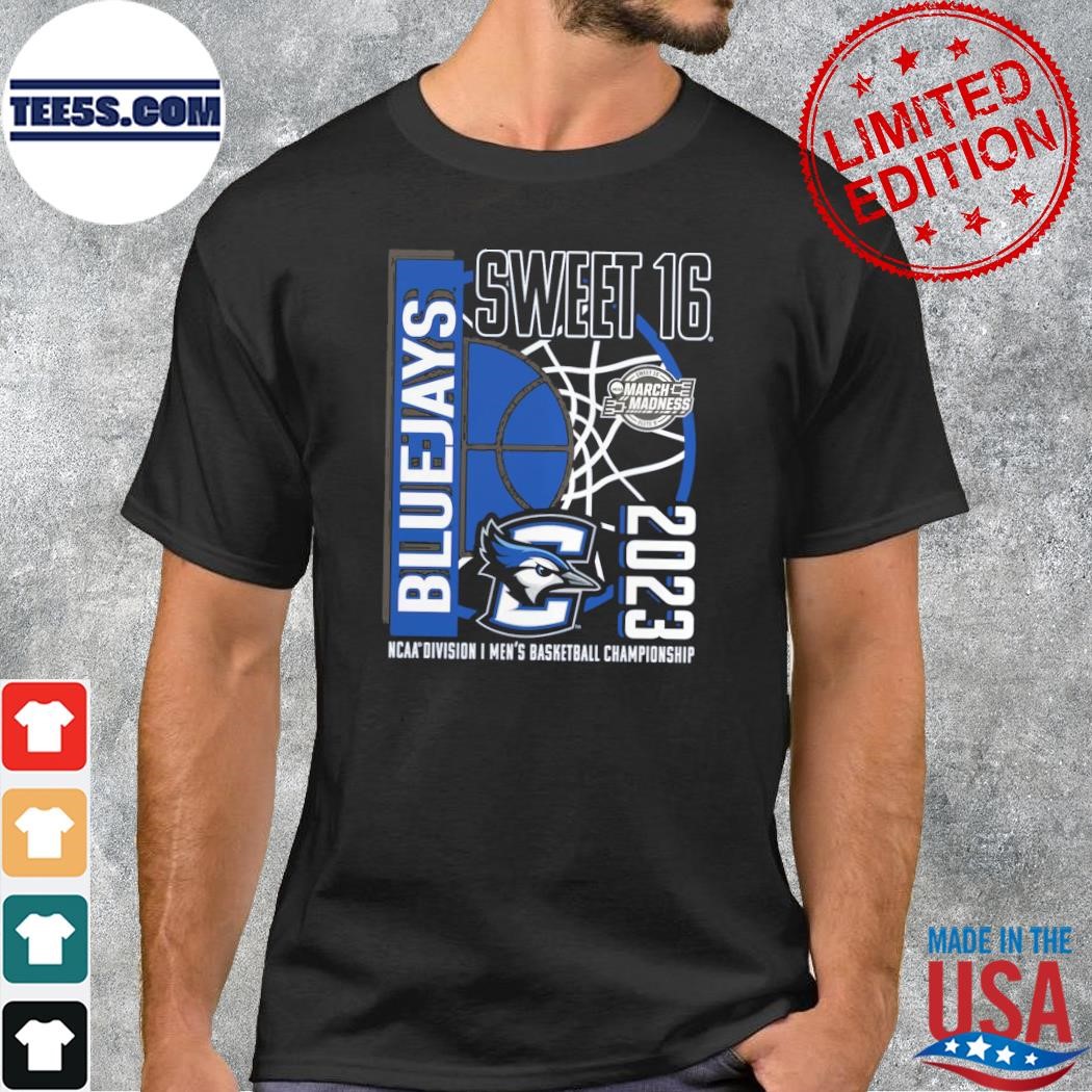 Creighton Bluejays Branded 2023 NCAA Men's Basketball Tournament March Madness Sweet 16 T-Shirt