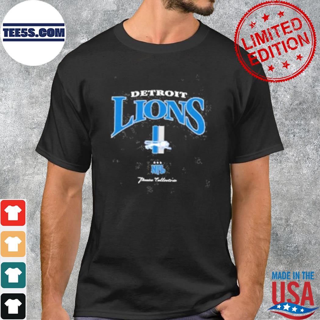 Detroit lions vintage embroidered shirt