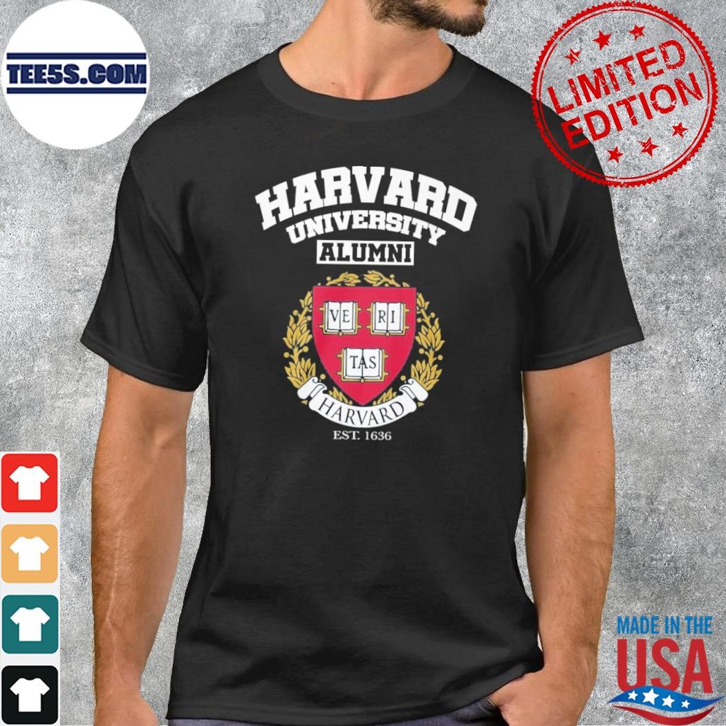 Harvard University Alumni Veritas Est 1636 T-shirt