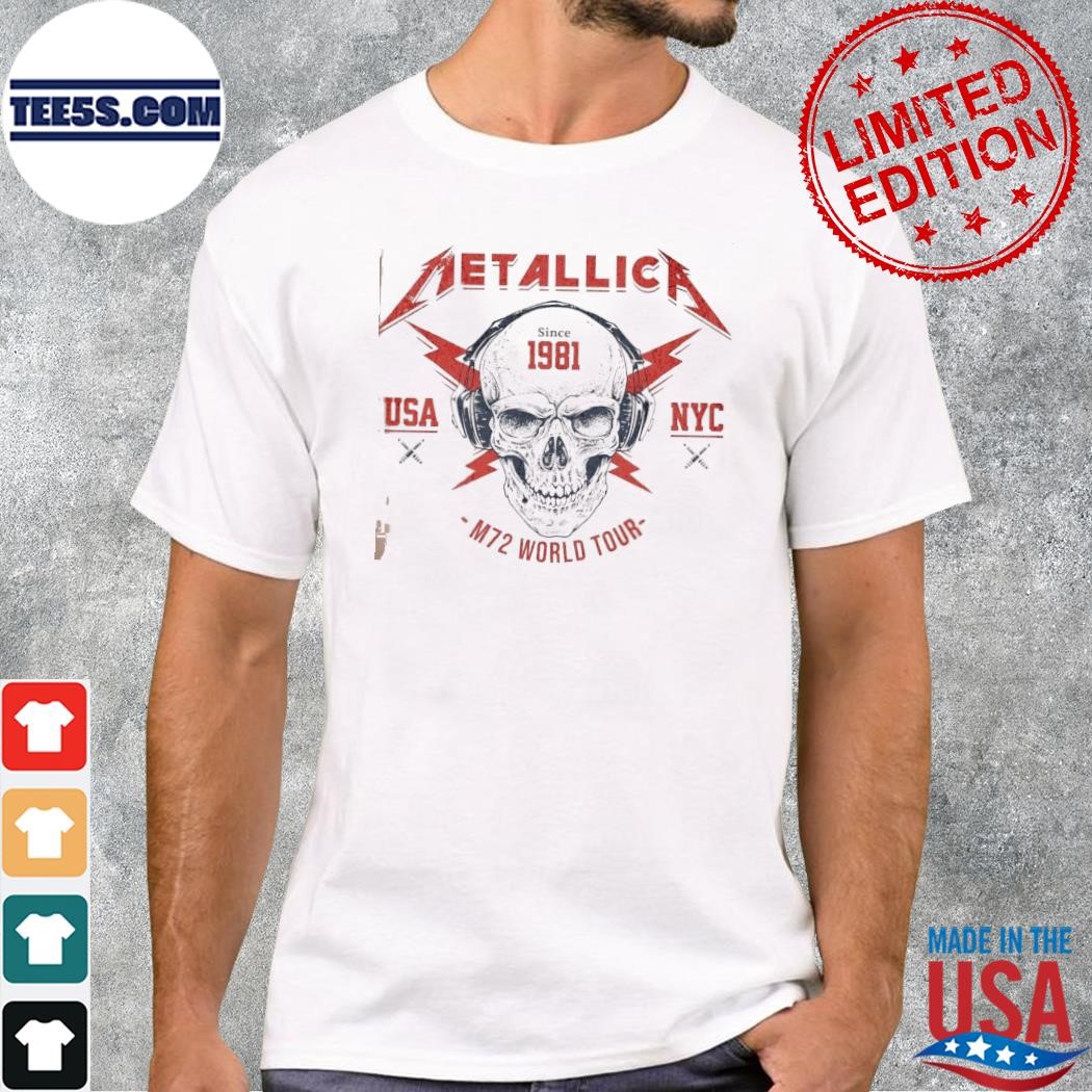 Metallica Band M72 World Tour Shirt