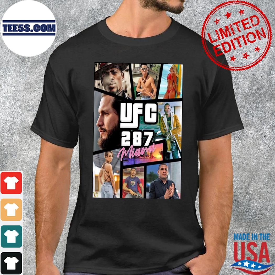 New Poster For UFC 287 shirt