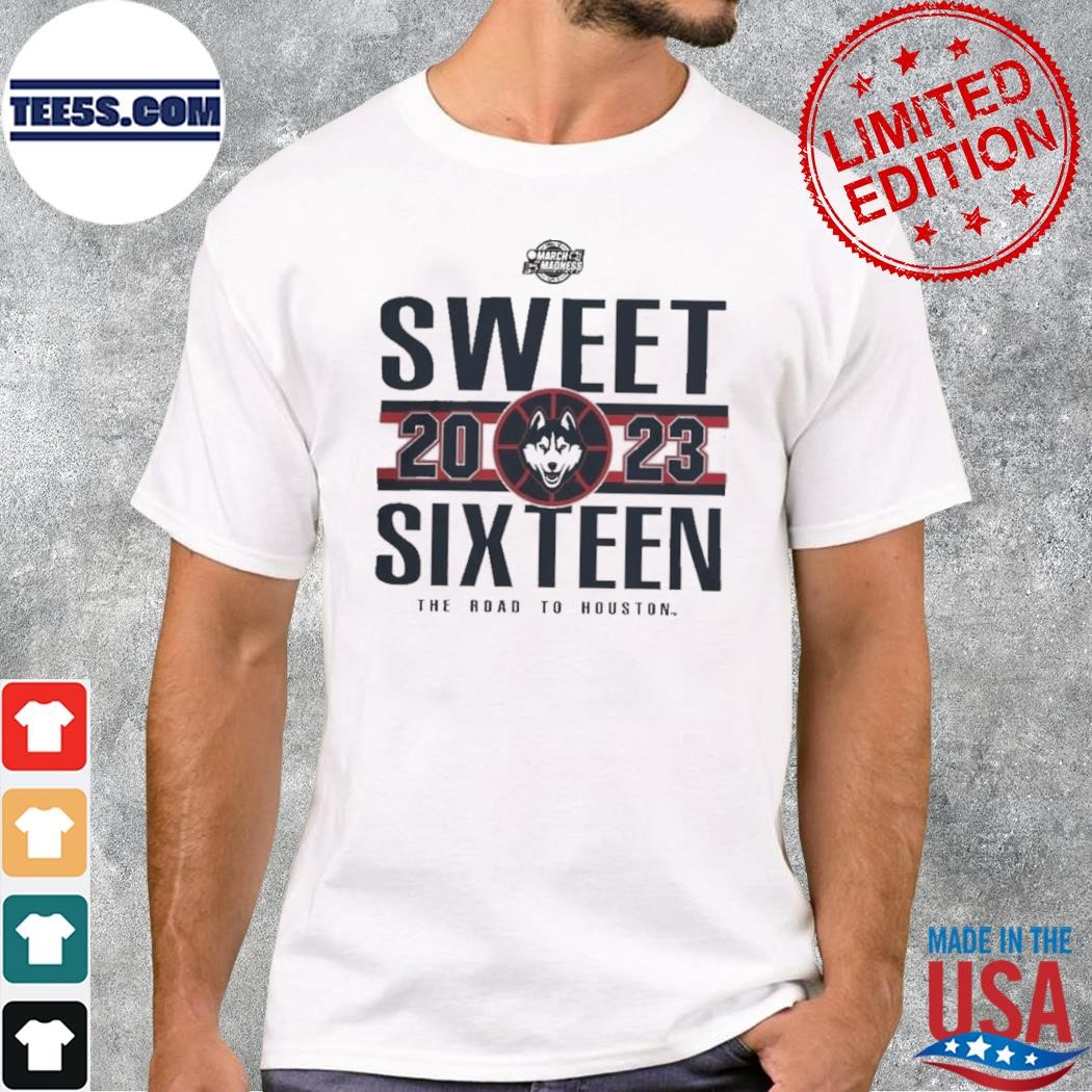 The Uconn Men’s Basketball 2023 Sweet Sixteen Road To Houston shirt