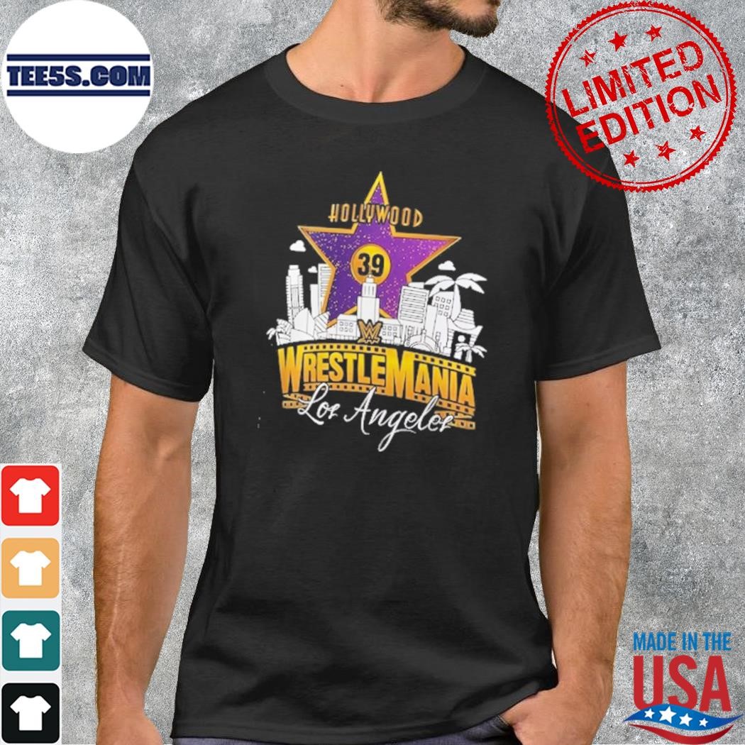 WWE WrestleMania 39 Purple Star T-Shirt