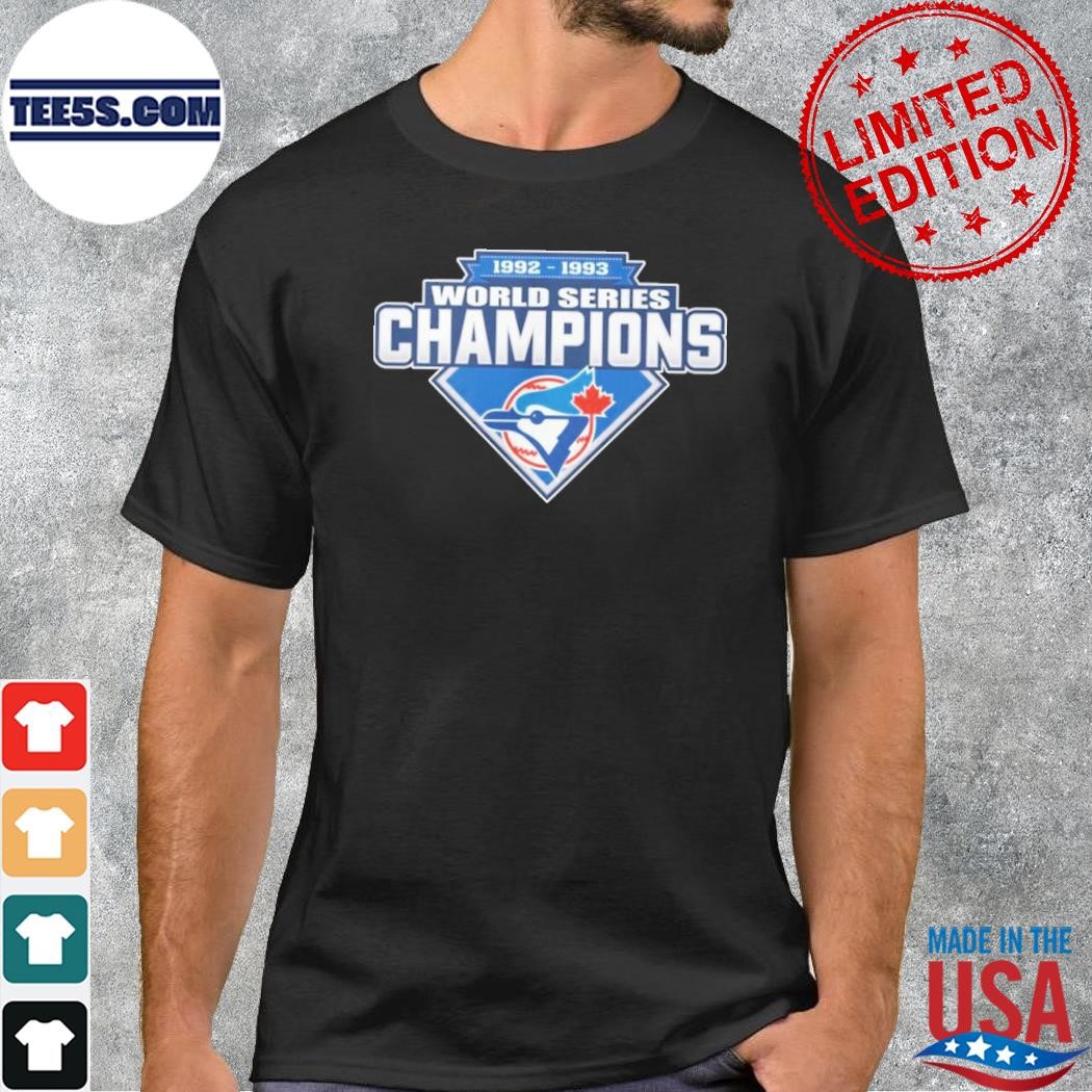 1992-2993 World Series Champion Toronto Blue Jays T-Shirt