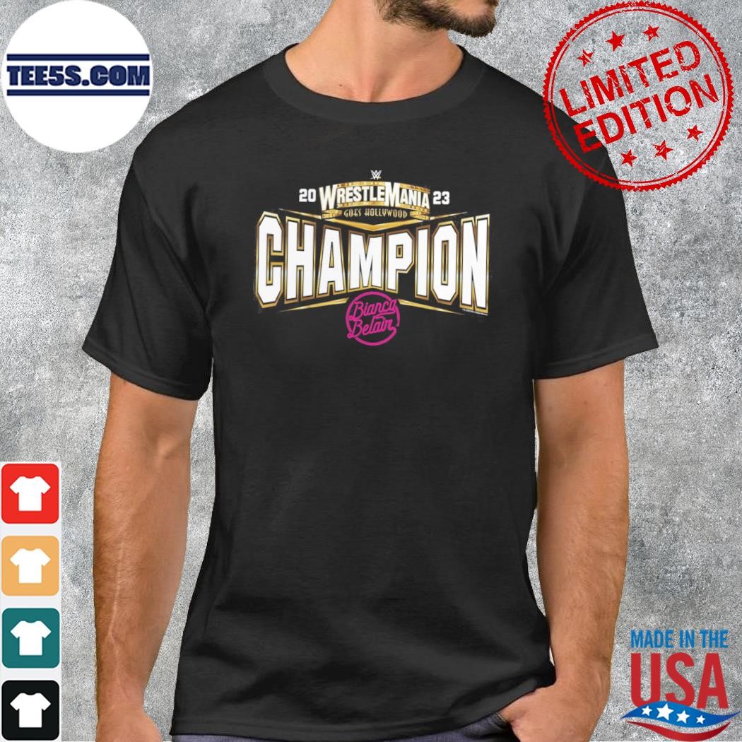 Bianca Belair WrestleMania 39 Champion T-Shirt