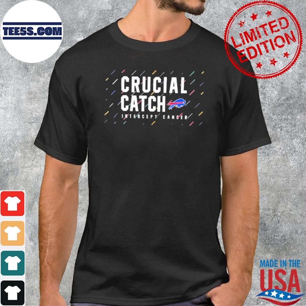Buffalo Bills 2023 Crucial Catch Intercept Cancer Shirt