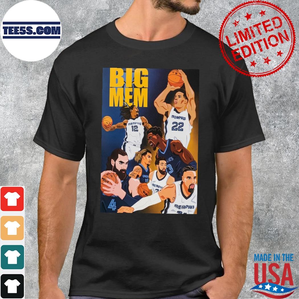 Memphis grizzlies big men poster shirt