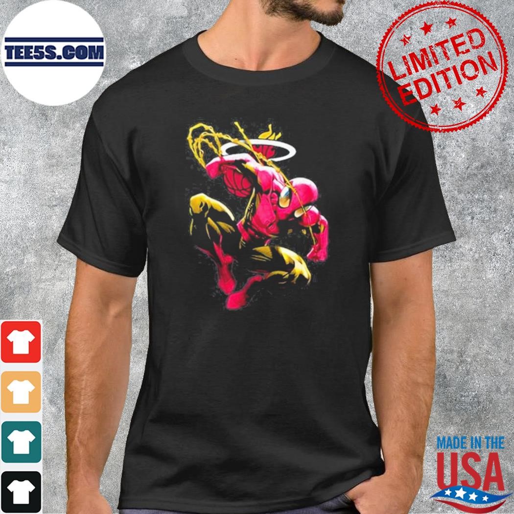 Miami Heat Spiderman Miami Heat T-Shirt