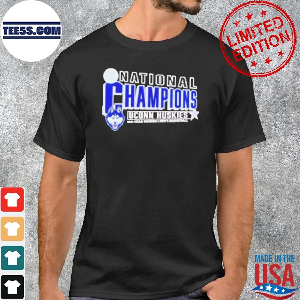 National champions unconn huskies 2023 ncaa mens basketball T-shirt