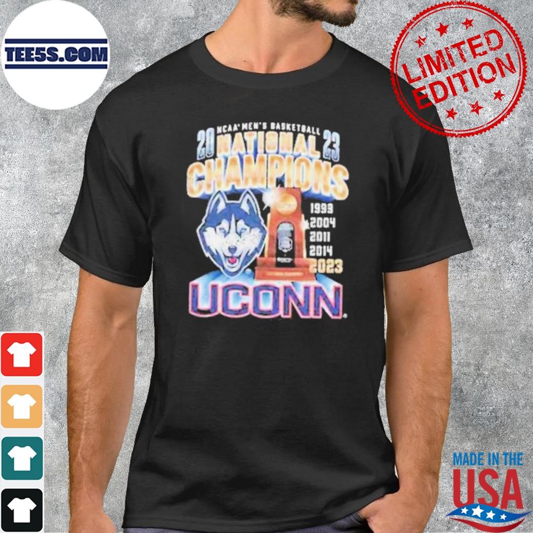 Ncaa men’s basketball 2023 national champions uconn huskies T-shirt