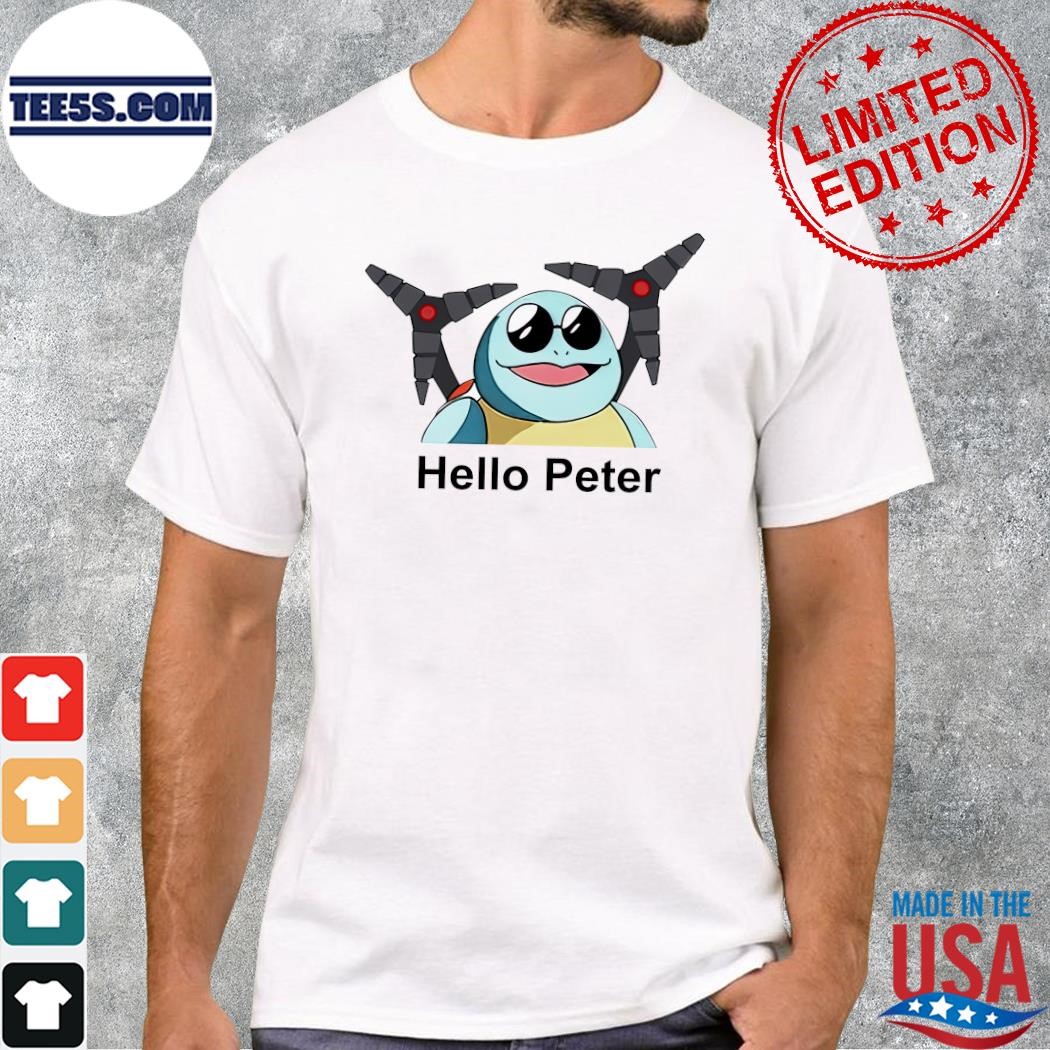 Pokemon Squirtle Hello Peter 2023 t-shirt