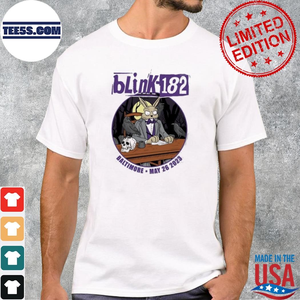 Blink-182 Baltimore, MD World Tour 2023 T-Shirt