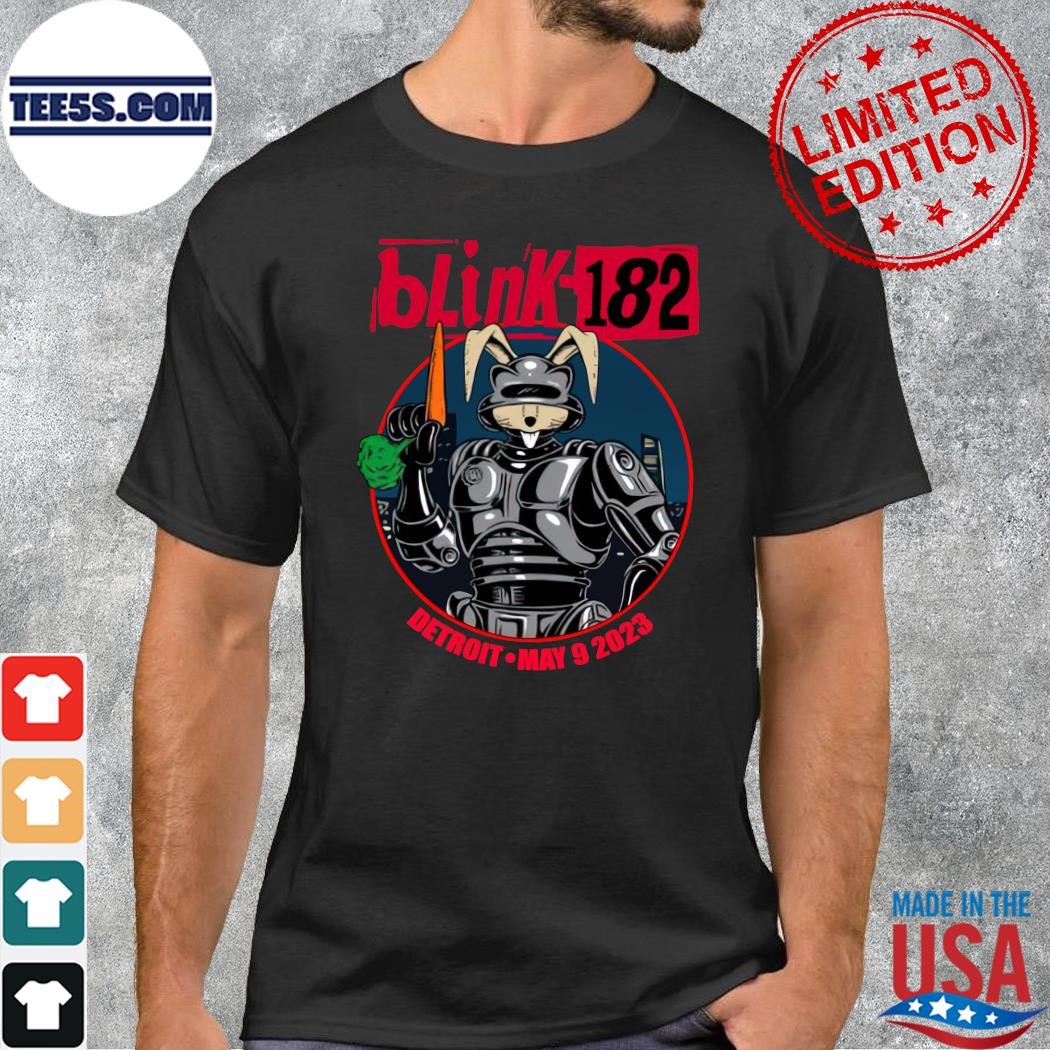 Design Blink-182 Detroit May 9 2023 x Robocop Shirt