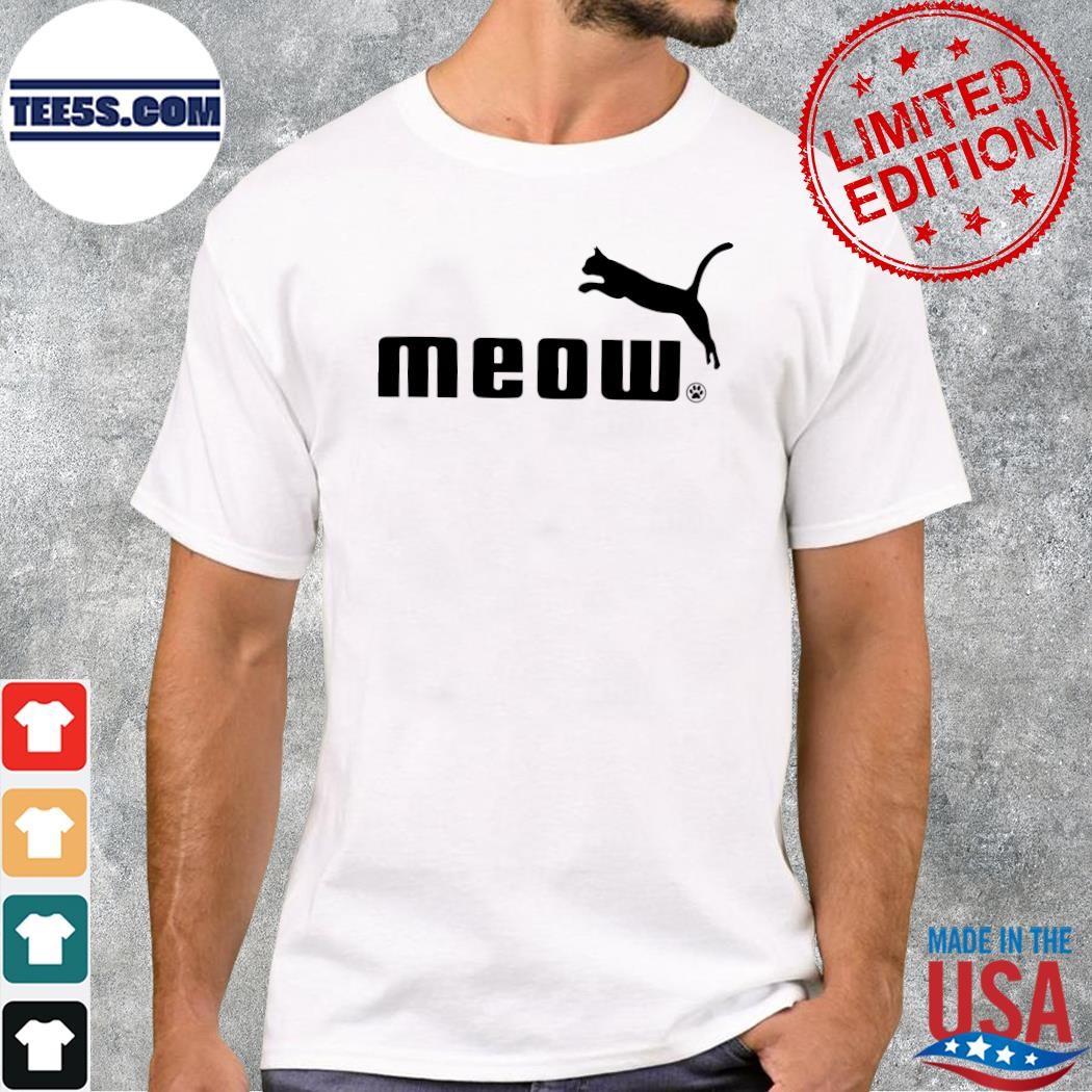 Design Cat meow shirt