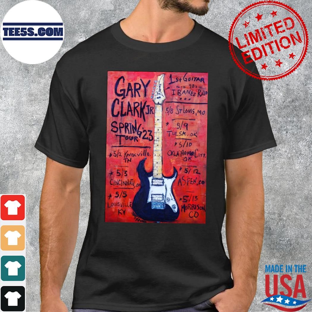 Design Gary clark jr. spring tour 2023 shirt