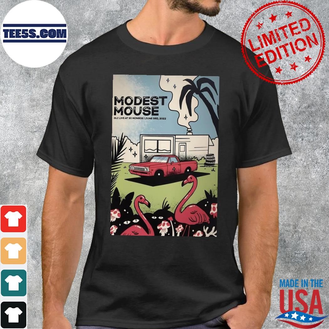 Modest mouse june 3 2023 asheville nc poster shirt