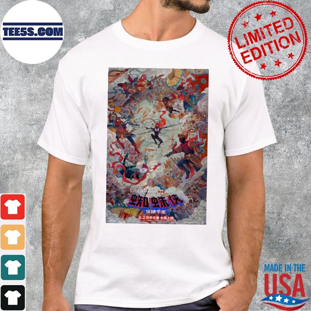 Spider-man across the spider-verse chinese shirt