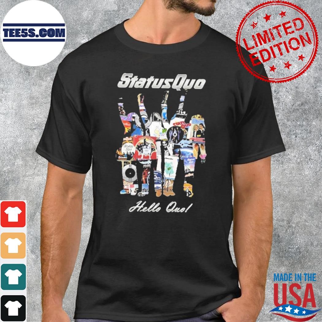 Status Quo hello Quo t-shirt