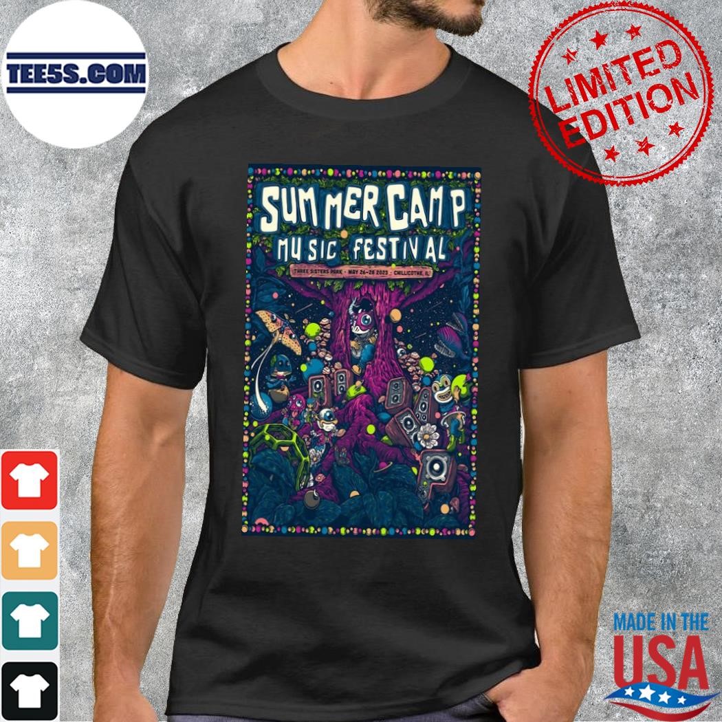Summer camp music festival 2023 chillicothe il poster shirt